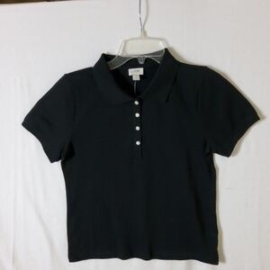 J Crew Set Of Two Black & Navy Classic Boys Polo Shirts Size S